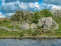 Ruins of Carhan HouseÃ¢â¬ÂÃ¢â¬Â¹, Birth place of Daniel O` Connell Royalty Free Stock Photo